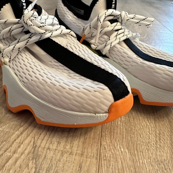 Sorel Women's Kinetic Impact II Lace Sneaker, Sea Salt / Koi, Size 7.5 - Picture 8 of 9